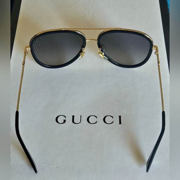 Gucci GG0062s Polarized Aviator Sunglasses Made In Japan main image 12